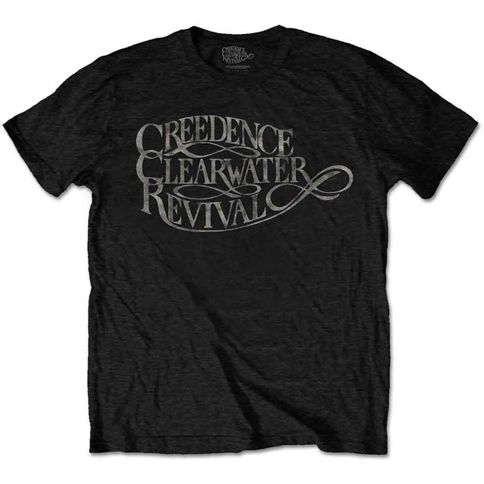 Creedence Clearwater Revival Vintage Logo Black XX-Large T-Shirt