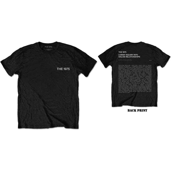The 1975 ABIIOR Welcome Welcome Version 2 Black X-Large T-Shirt