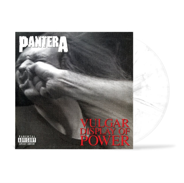Pantera Vulgar Display Of Power Vinyl LP Marble White & Grey Colour 2021