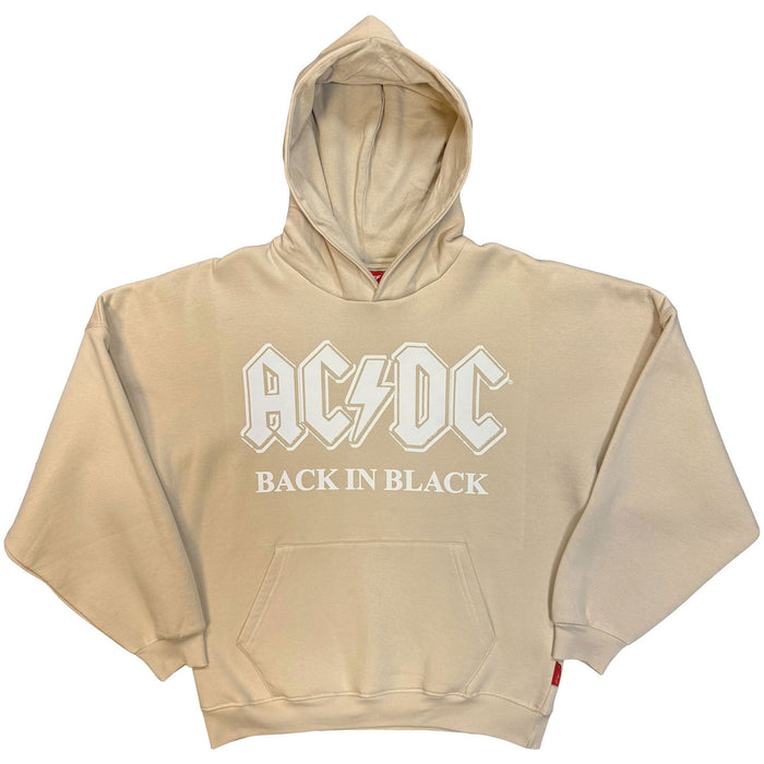 AC/DC Back In Black Natural Medium Hoodie