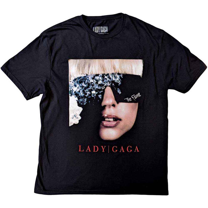 Lady Gaga The Fame Photo Black Large T-Shirt