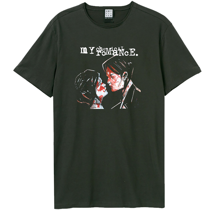 My Chemical Romance Three Cheers Amplified Charcoal Small T-Shirt