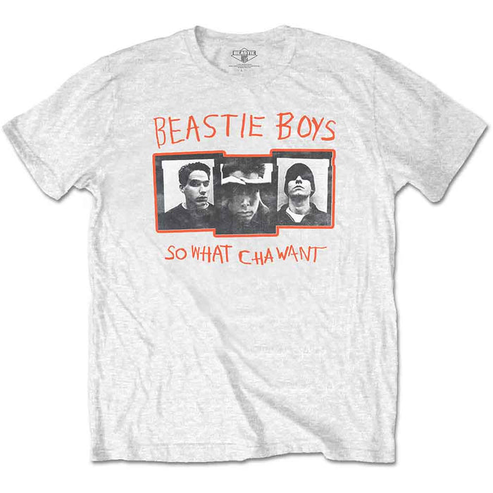 Beastie Boys So What Cha Want White Small T-Shirt