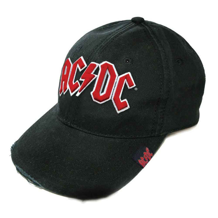 AC/DC Black Red Logo Baseball Cap
