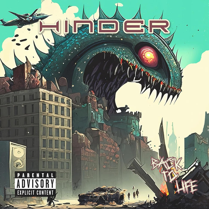 Hinder Back To Life Vinyl LP Mint Green Colour 2025