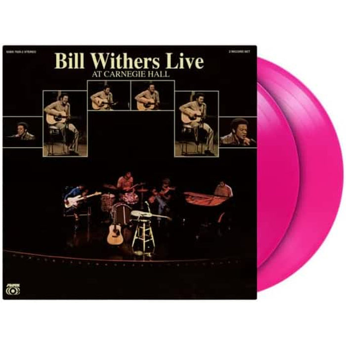 Bill Withers Live At Carnegie Hall Vinyl LP Translucent Magenta Colour Due Out 26/06/26
