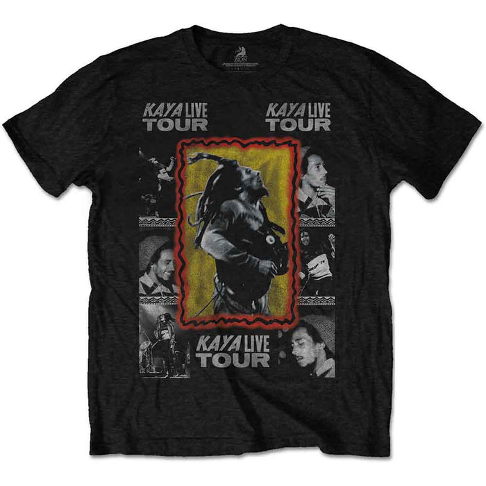 Bob Marley Kaya Tour Black Medium T-Shirt