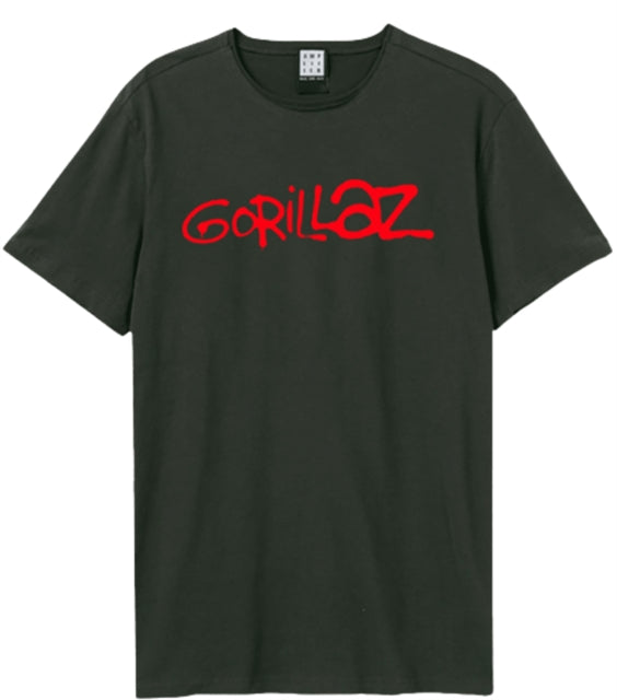 Gorillaz Logo Charcoal Grey XX-Large T-Shirt
