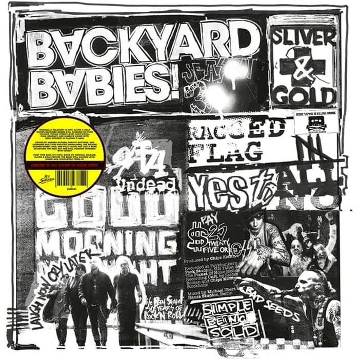 Backyard Babies Silver & Gold Vinyl LP Red Marble Colour Due Out 12/06/26