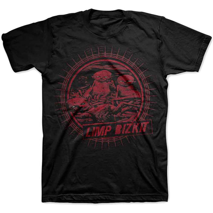 Limp Bizkit Radial Cover Black Medium Unisex T-Shirt