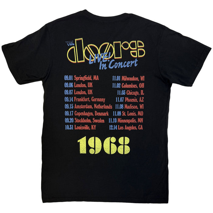 The Doors Live In Concert '68 Black Medium T-Shirt