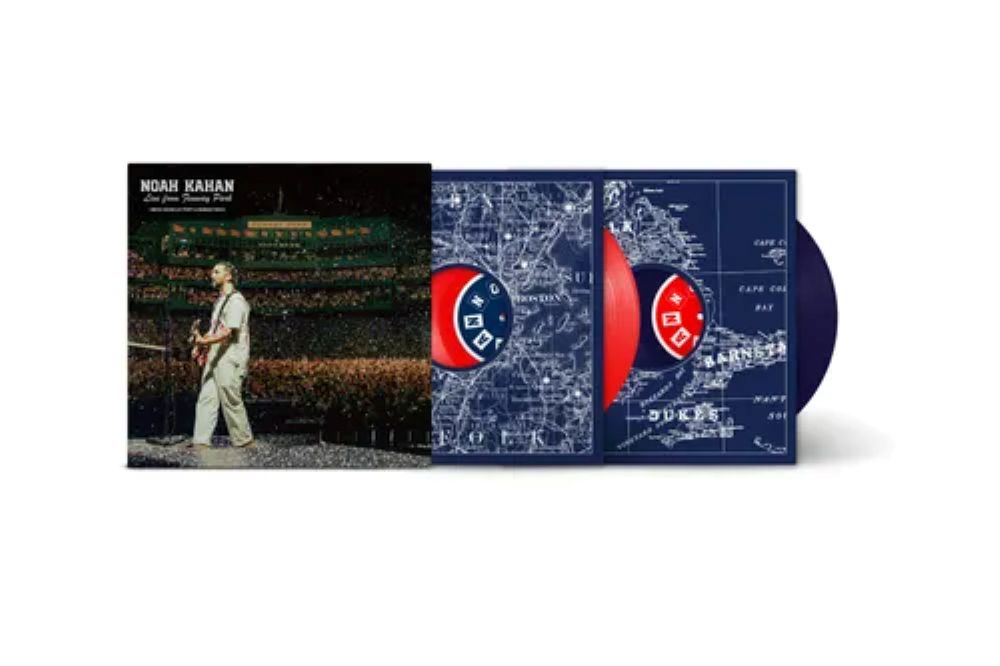 Noah Kahan Live at Fenway Park Vinyl LP Indies Red & Blue Colour 2025