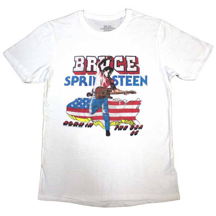Bruce Springsteen Born In The USA '85 White Medium T-Shirt