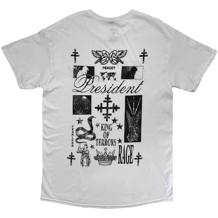 President King Of Terrors White Large T-Shirt