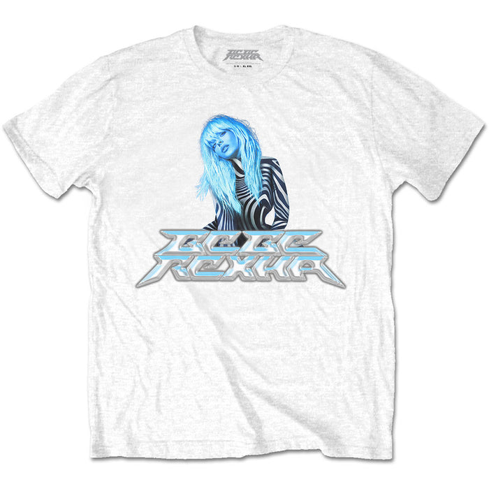 Bebe Rexha Silver Logo White Small T-Shirt