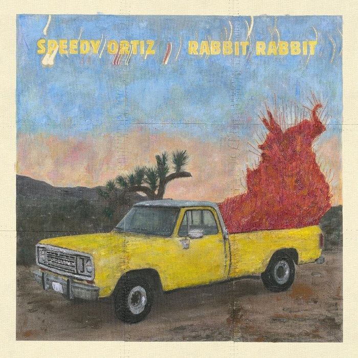 Speedy Ortiz Rabbit Rabbit Vinyl LP Opaque Hot Pink, Yellow & Blue Colour 2023