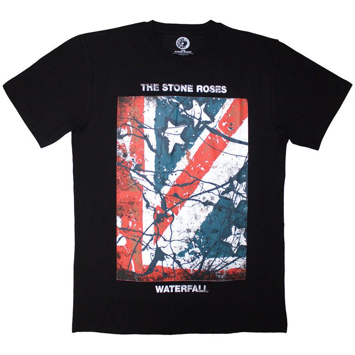 The Stone Roses Waterfall Black Small T-Shirt
