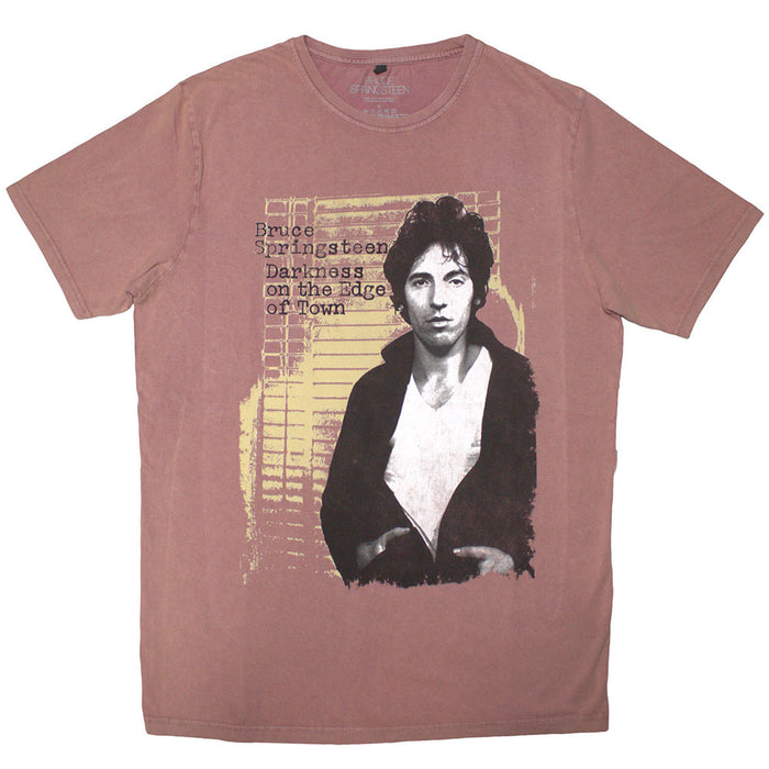 Bruce Springsteen DOTEOT Stone Wash Kashmir Red X-Large T-Shirt