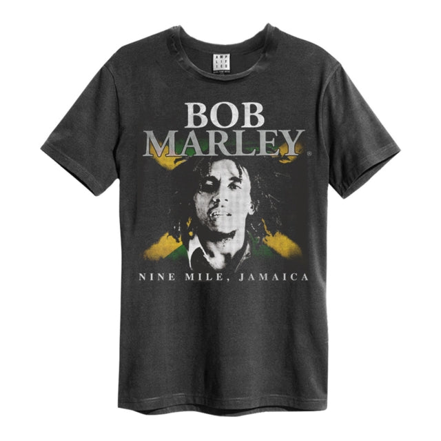 Bob Marley Nine Miles Charcoal Grey Large T-Shirt