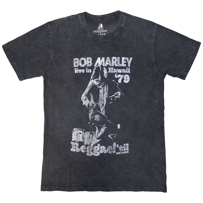 Bob Marley Hawaii Charcoal Grey X-Large T-Shirt