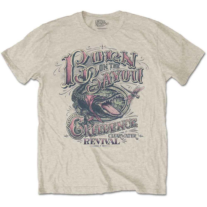 Creedence Clearwater Revival Born on the Bayou Sand Medium T-Shirt