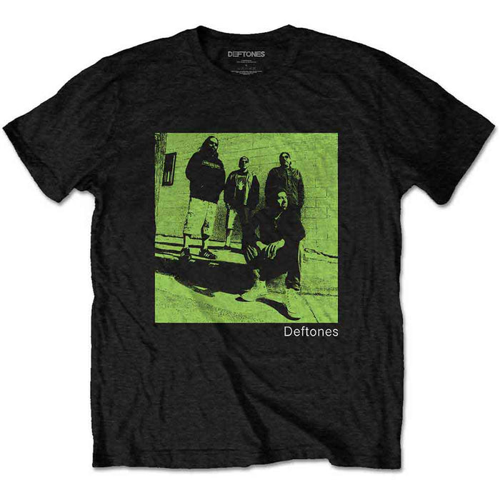 Deftones Green Photo Black X-Large T-Shirt