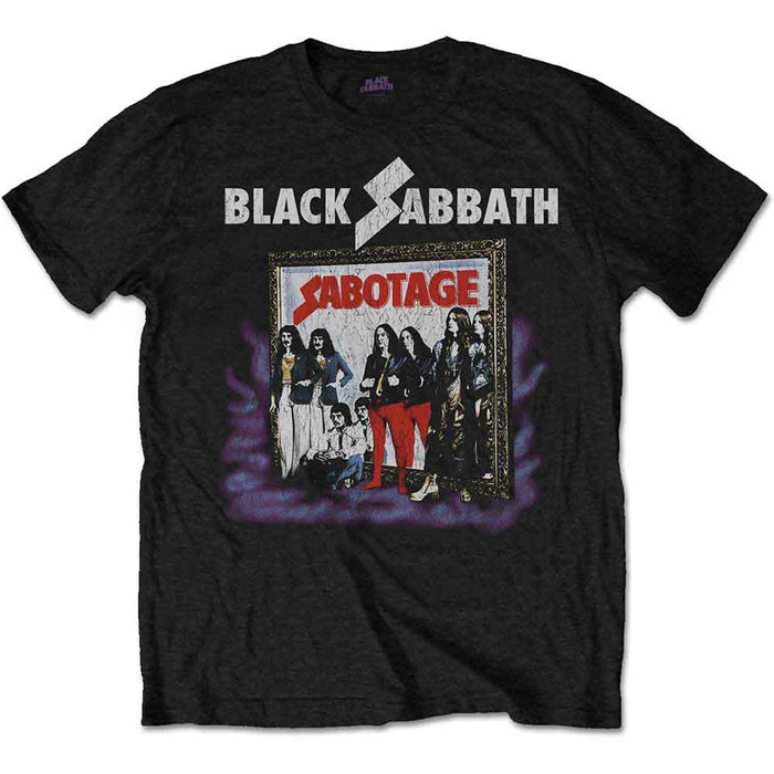 Black Sabbath Sabotage Vintage Black XX-Large T-Shirt