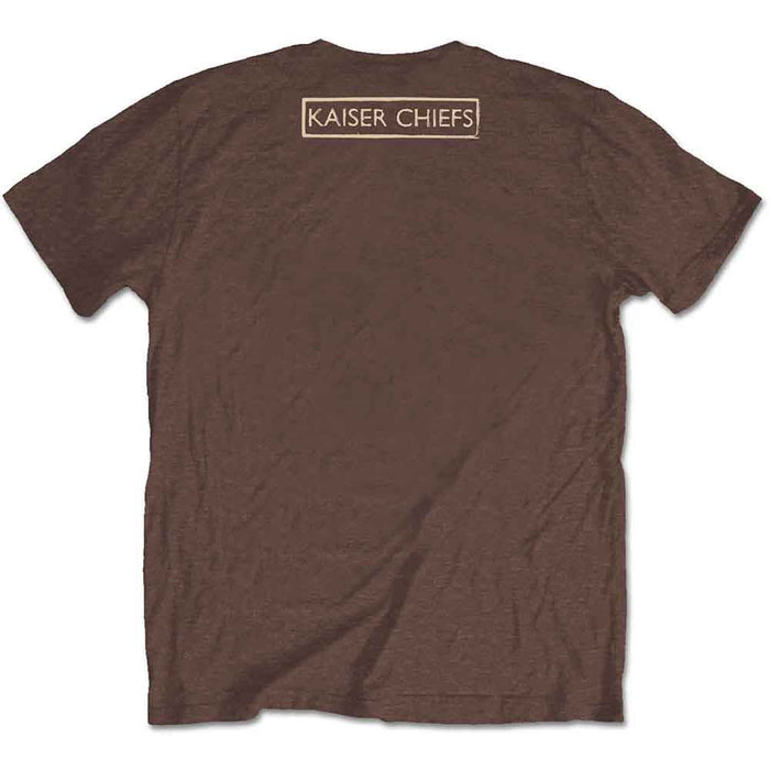 Kaiser Chiefs Everything Is Brilliant Brown Small T-Shirt