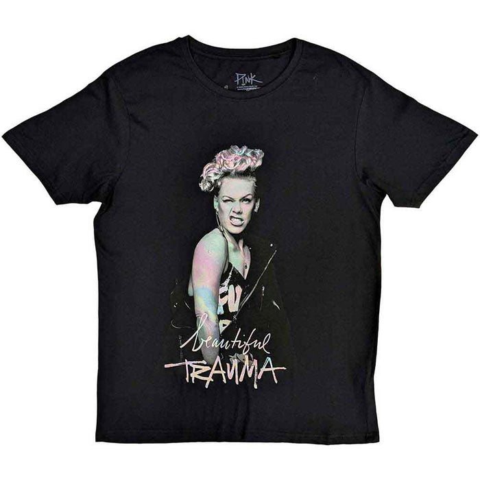 P!nk Wink Black XL Unisex T-Shirt