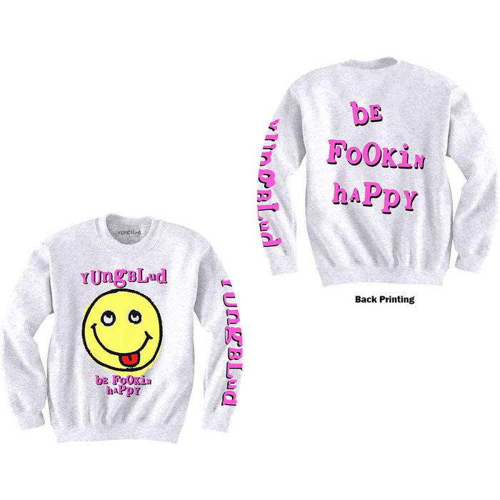 Yungblud Raver Smile Small Sweatshirt