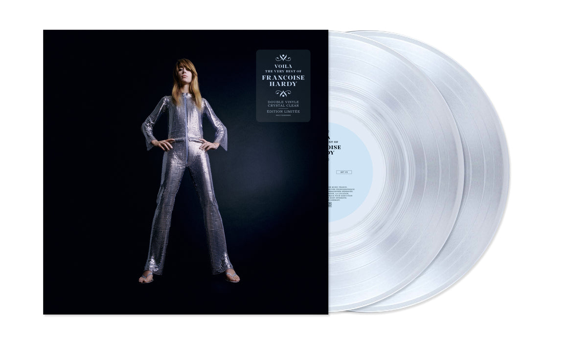 Francoise Hardy Voila The Very Best Of Vinyl LP Crystal Clear Colour 2025