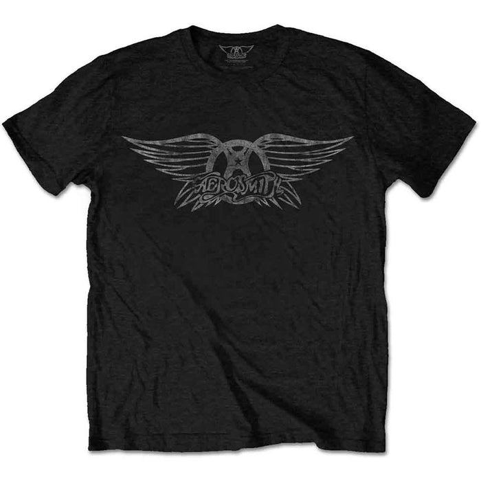 Aerosmith Vintage Logo Black X-Large T-Shirt