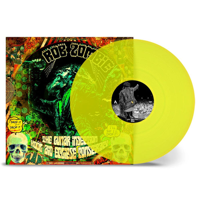 Rob Zombie The Lunar Injection Kool Aid Eclipse Conspiracy Vinyl LP Transparent Neon Yellow Colour 2025
