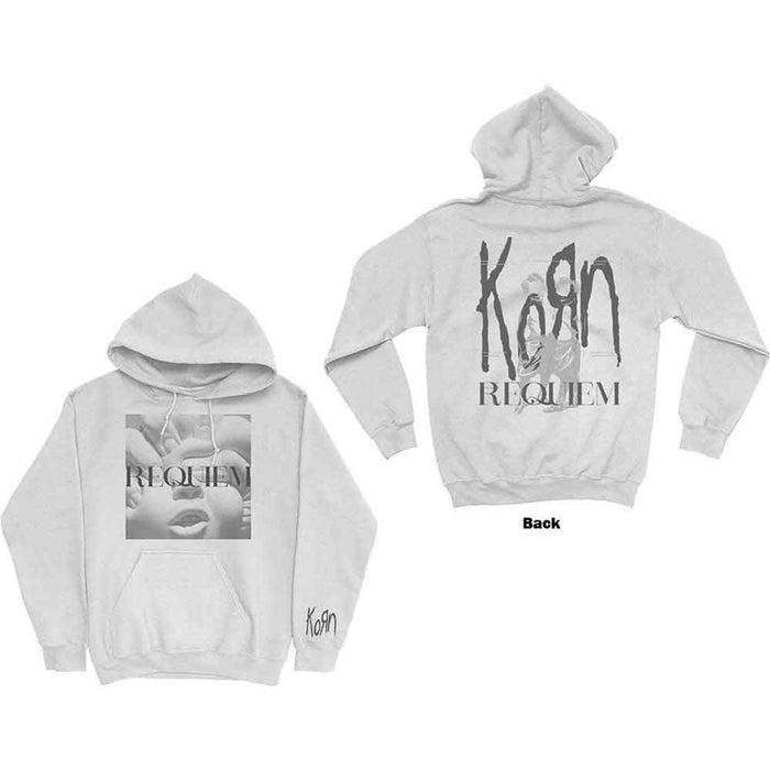 Korn Requiem White Small Hoodie