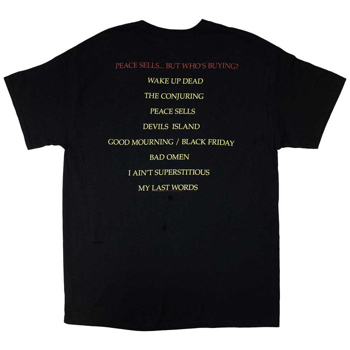 Megadeth Pease Sells Black XL T-Shirt