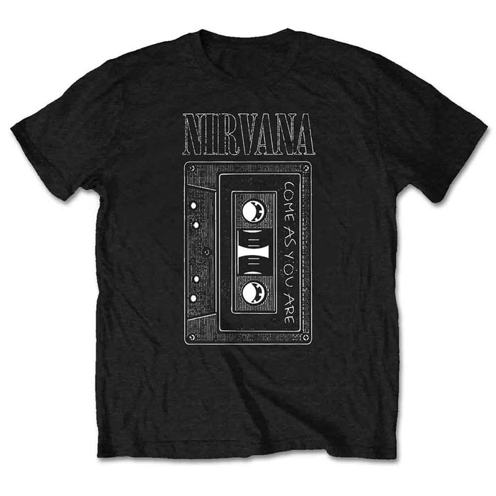 Nirvana As You Are Tape Black X-Large T-Shirt