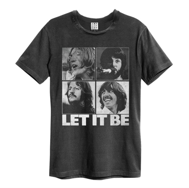 The Beatles Let It Be Charcoal Grey XX-Large T-Shirt