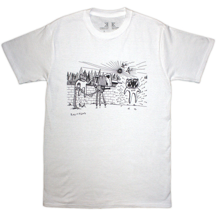 Radiohead Despot Note Pad White Large T-Shirt