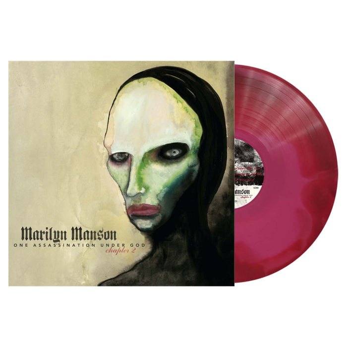 Marilyn Manson One Assassination Under God - Chapter 2 Vinyl LP Indies Pink Red Swirl Colour Due Out 14/08/26