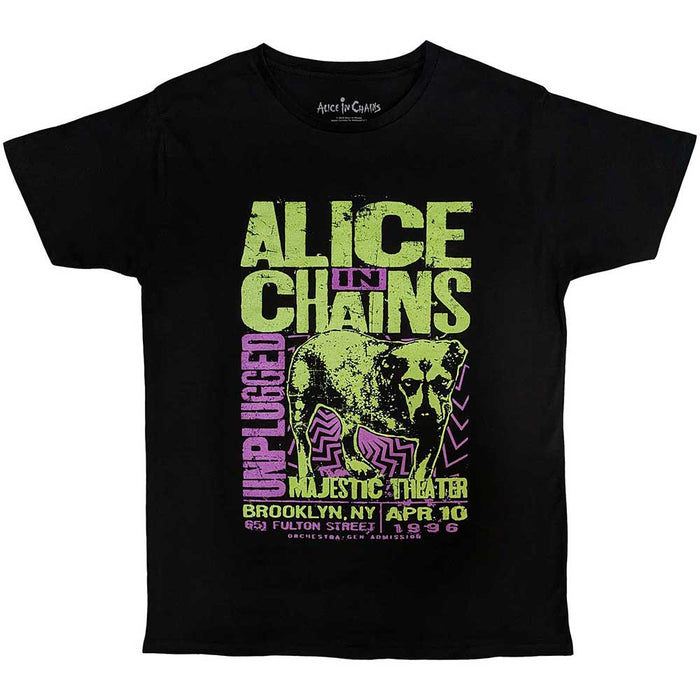 Alice In Chains Unplugged Dog Black Medium T-Shirt