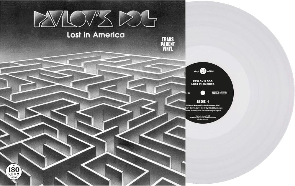Pavlov's Dog Lost In America Vinyl LP Transparent Colour 2025