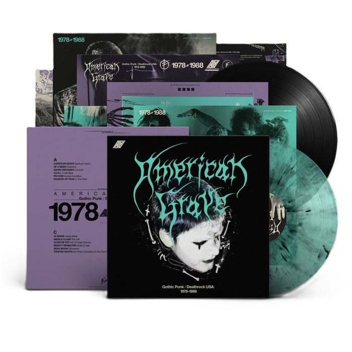 American Grave (Gothic Punk/Deathrock USA: 1978-1988) Vinyl LP Splintered Tomb Colour Due Out 09/10/26