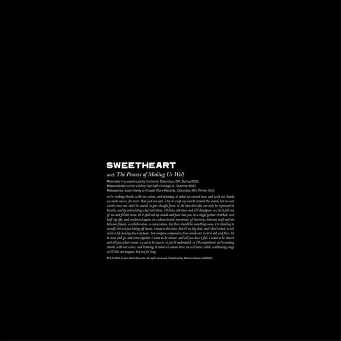 Sweetheart The Process Of Making Us Well 12 2025