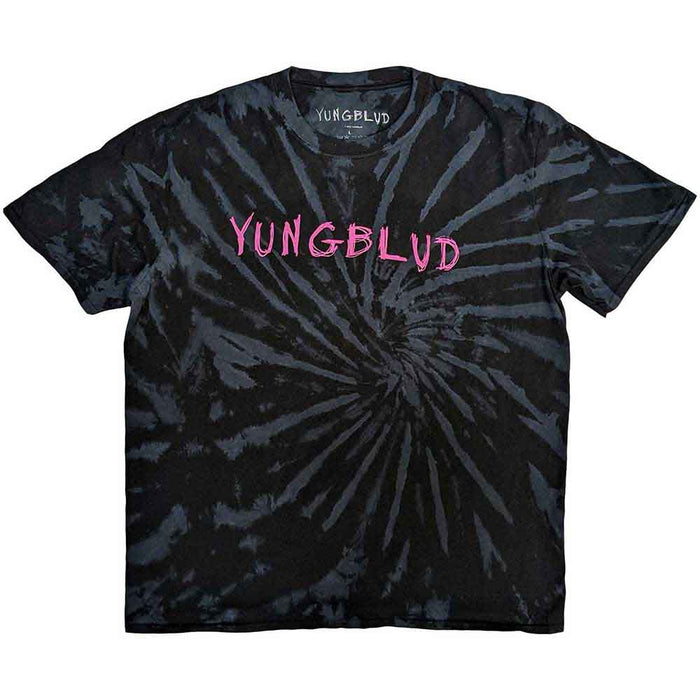 Yungblud Scratch Logo Wash Black Medium T-Shirt