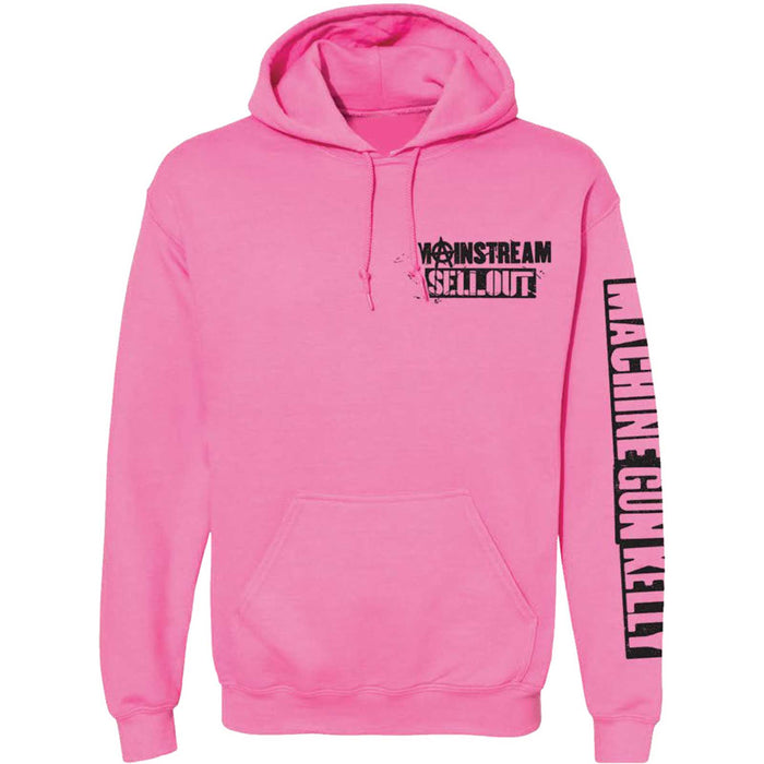Machine Gun Kelly Face Pink X-Large Unisex Hoodie