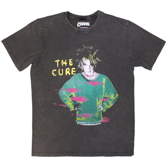 The Cure Beach Party Tour '86 Charcoal Grey Large T-Shirt