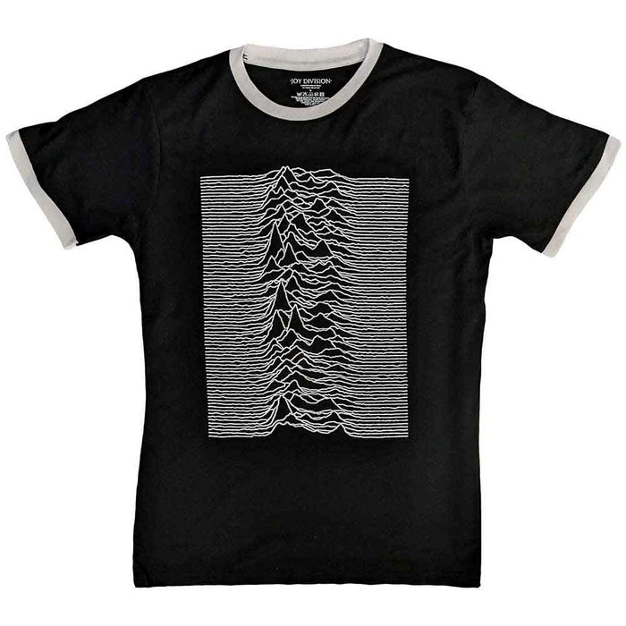 Joy Division Unknown Pleasures Ringer Black X-Large T-Shirt