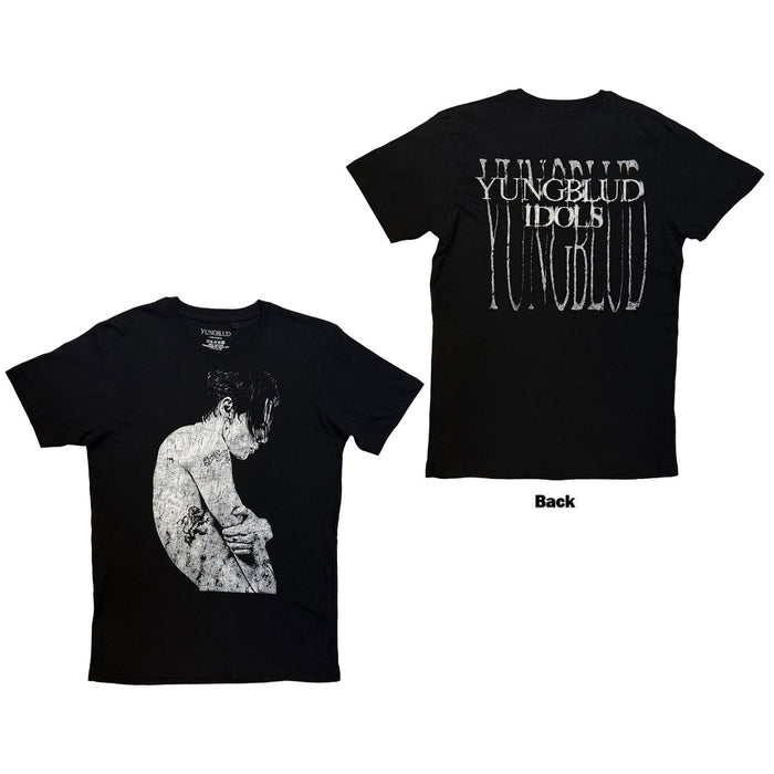 Yungblud Idols Photo Black Large T-Shirt