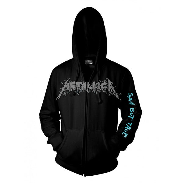 Metallica Sad But True Black Medium Zipped Hoodie