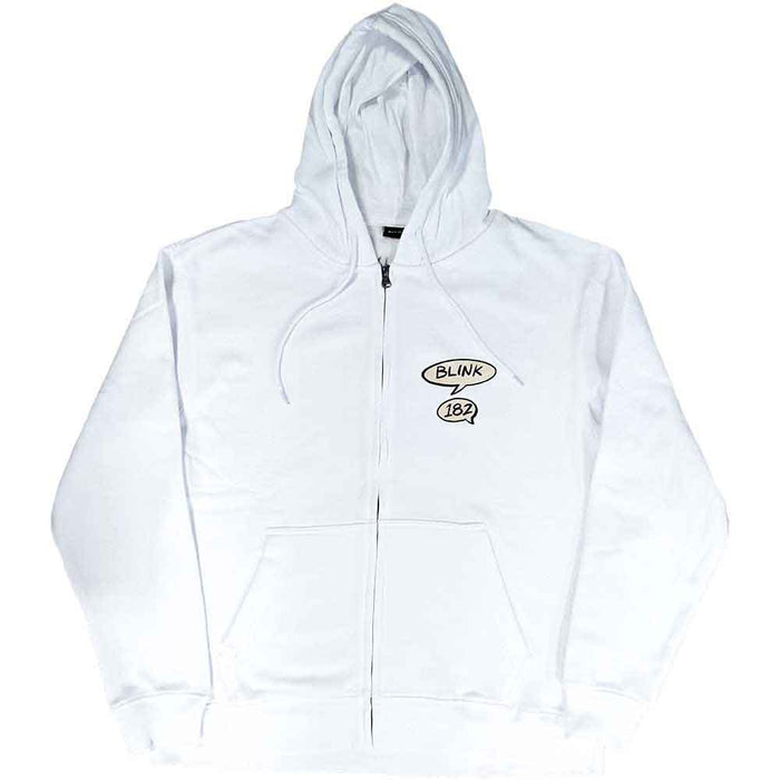 Blink-182 Roger Rabbit White X-Large Zipped Hoodie